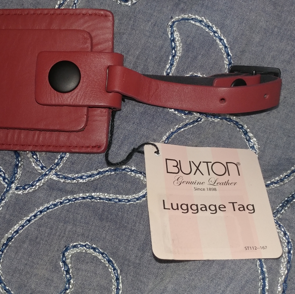 💥NWT💥 BUXTON LUGGAGE TAG